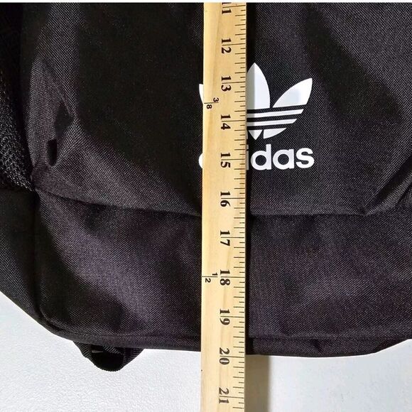 ADIDAS Originals Base Black White Stripes Large Backpack - Picture 16 of 16